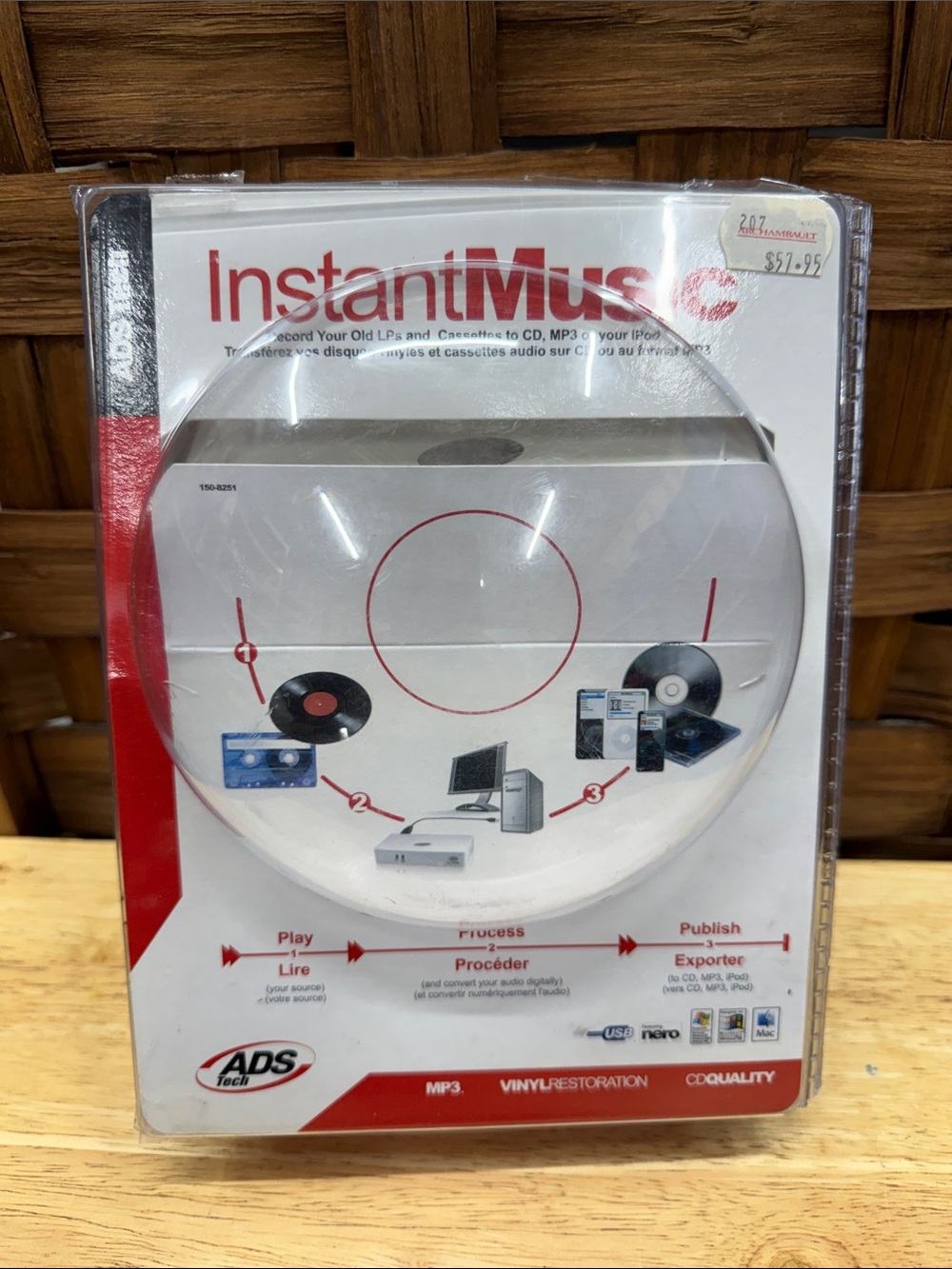 InstantMusic Vinyl Restoration Kit - White